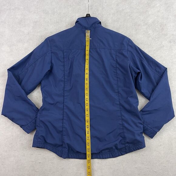 Nike Windbreaker Jacket Womens Size Small 4-6 Blue Full Zip Outdoor Athleisure - Picture 5 of 12